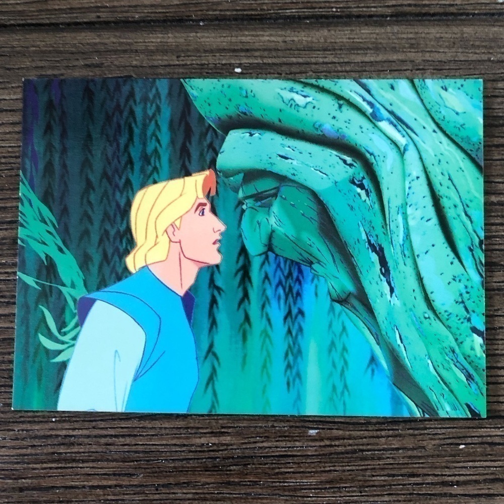 Disney: ’95 Pocahontas movie trading card: “When will I see you again?” #31